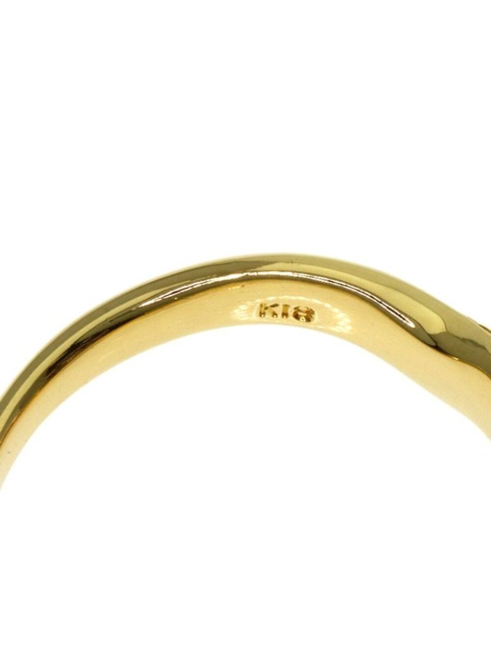 ★SOLD★ Saint Laurent Yves Diamond Ring 18k Yellow Gold - Picture 10 of 10